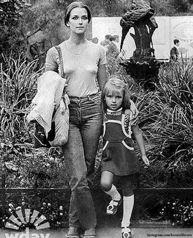 Ирина Алферова с дочерью Ксенией