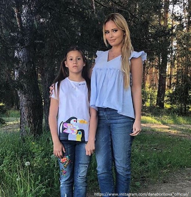 Дана Борисова с дочерью 