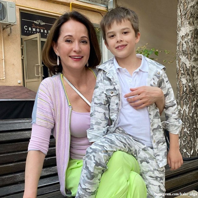 Ольга Кабо поздравила подросшего сына с 8-летием