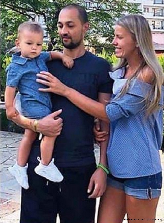 Сын Леры Кудрявцевой с женой и ребенком 