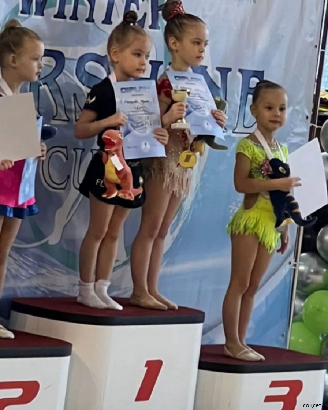 Дочка Леры Кудрявцевой заняла первое место по гимнастике 
