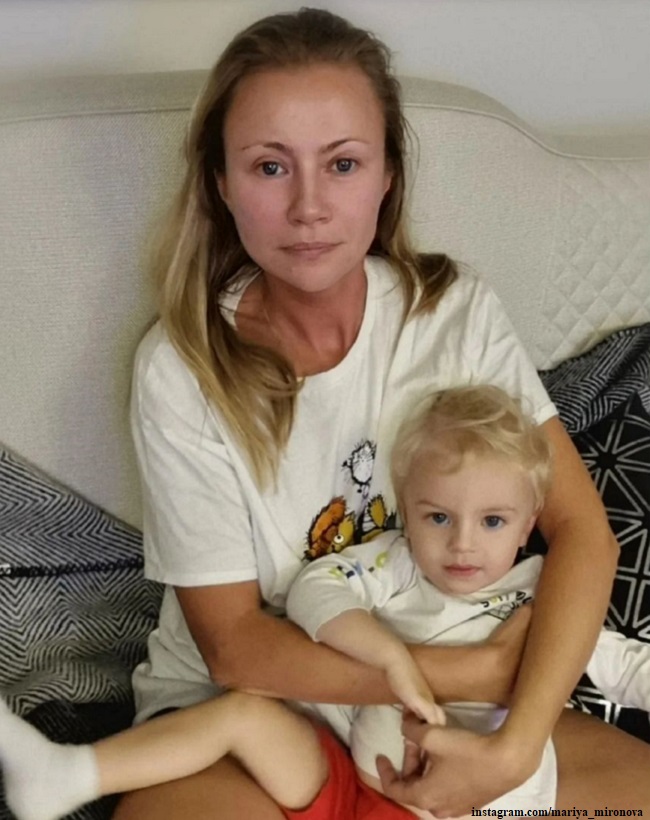 Мария Мировнова с сыном - фото из архива z-aya.ru - ««Instagram» запрещённая организация на территории РФ»