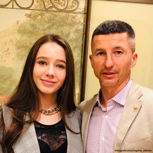 Евгений Алдонин с дочерью Верой 
