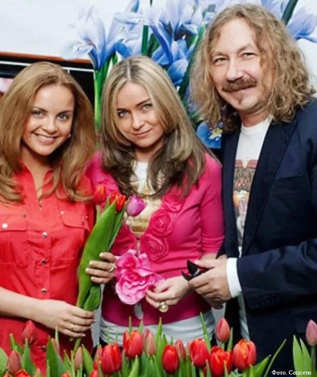 Игорь Николаев с женой и дочерью