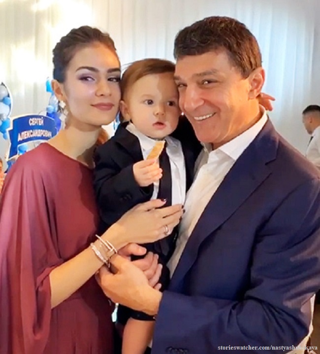 Анастасия Шубская запечатлела трогательную встречу своего папы с внуком 