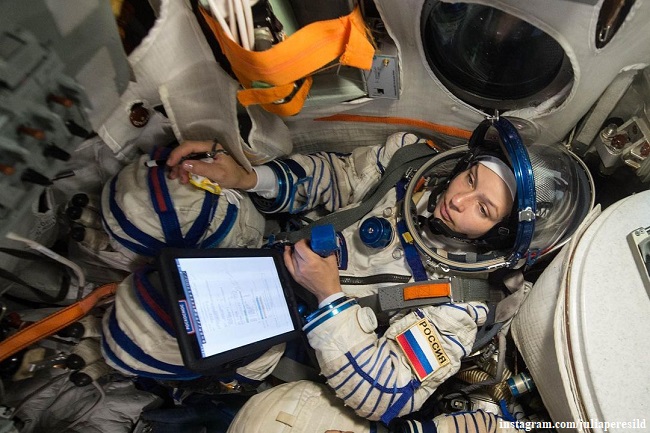 Юлия Пересильд готовится к полету в космос