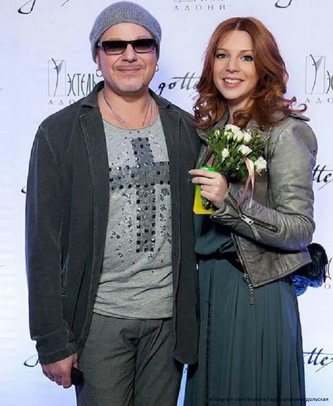 Наталья Подольская с мужем 