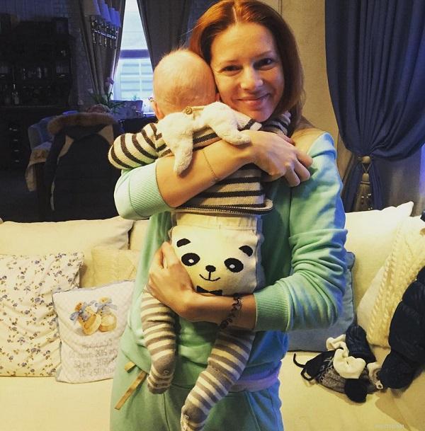 Наталья Подольская с сыном 