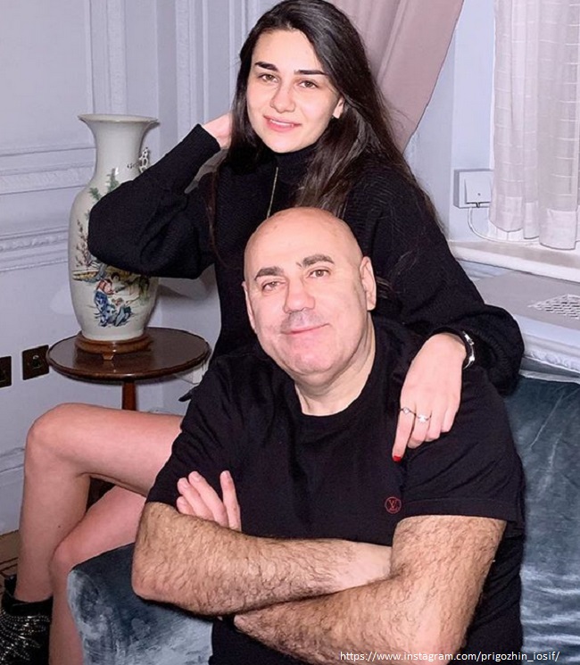 Иосиф Пригожин с дочерью 