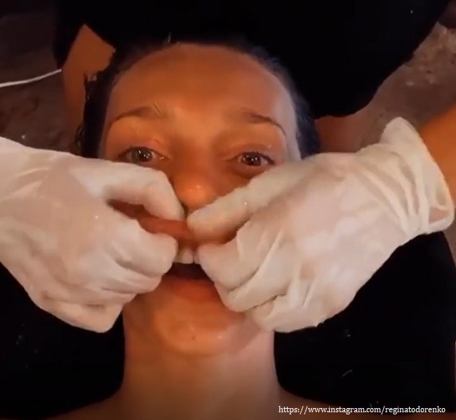 Регине Тодоренко делают массаж через рот - https://z-aya.ru 