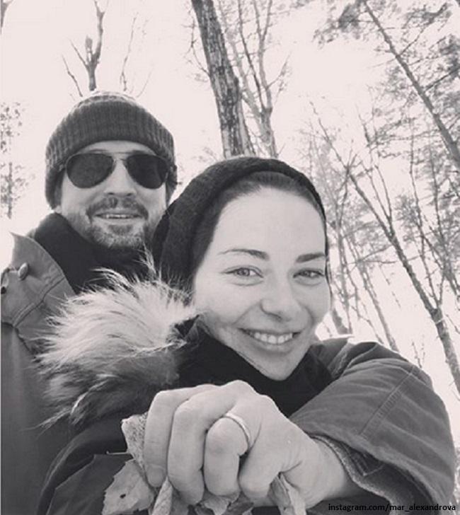 Марина Александрова с мужем Андреем Болтенко в Японии
