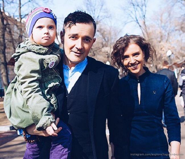 Ксения Алферова,Егор Бероев с дочерью Дуней