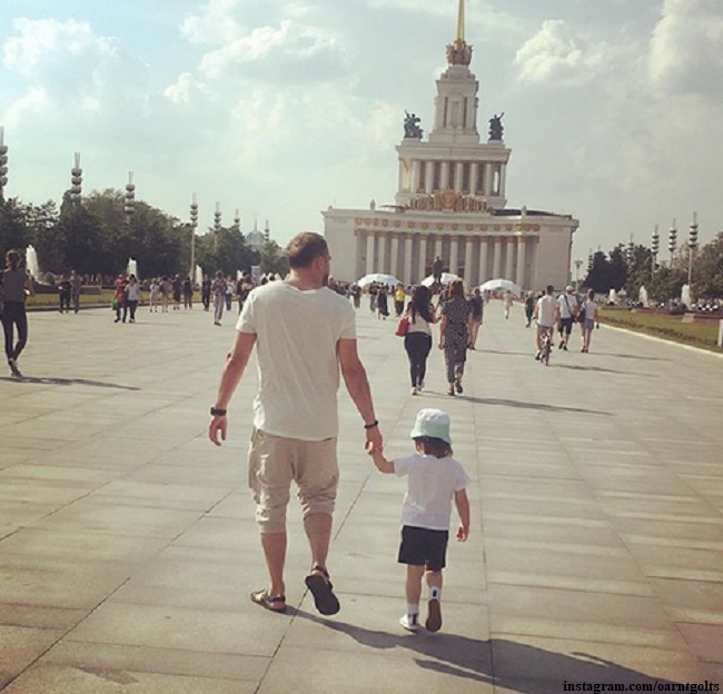 Дмитрий Петрунь с сыном Акимом