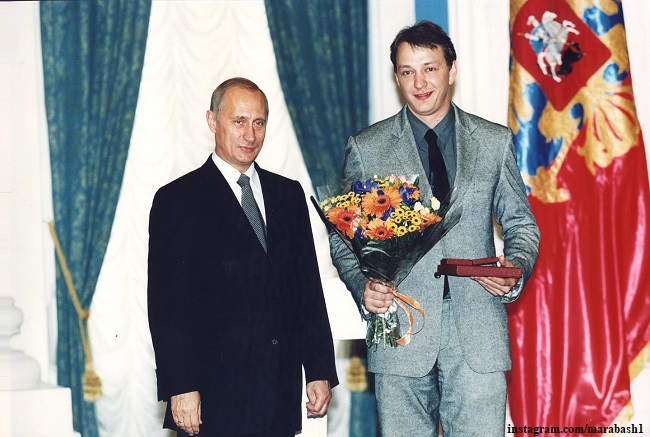 Владимир Путин и Марат Башаров