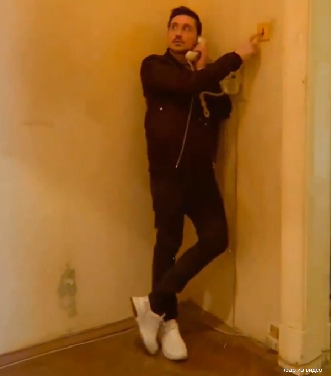 Дима Билан в новой квартире 
