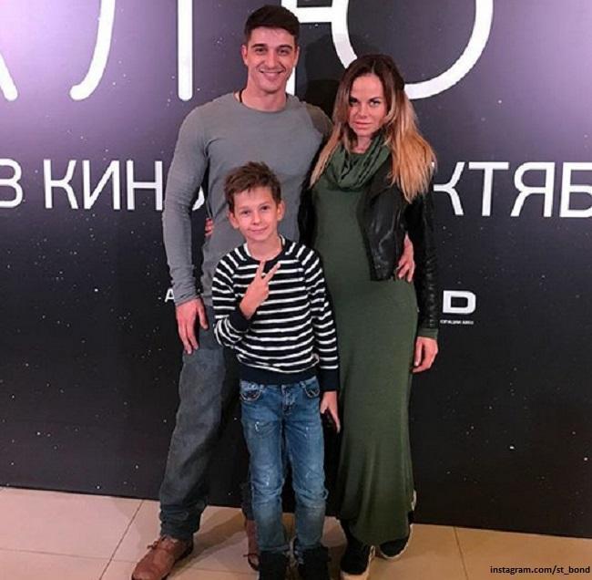 Аурика Алехина и Станислав Бондаренко с сыном Марком