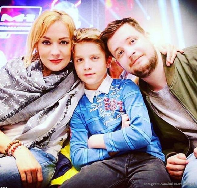 Татьяна Буланова с сыновьями
