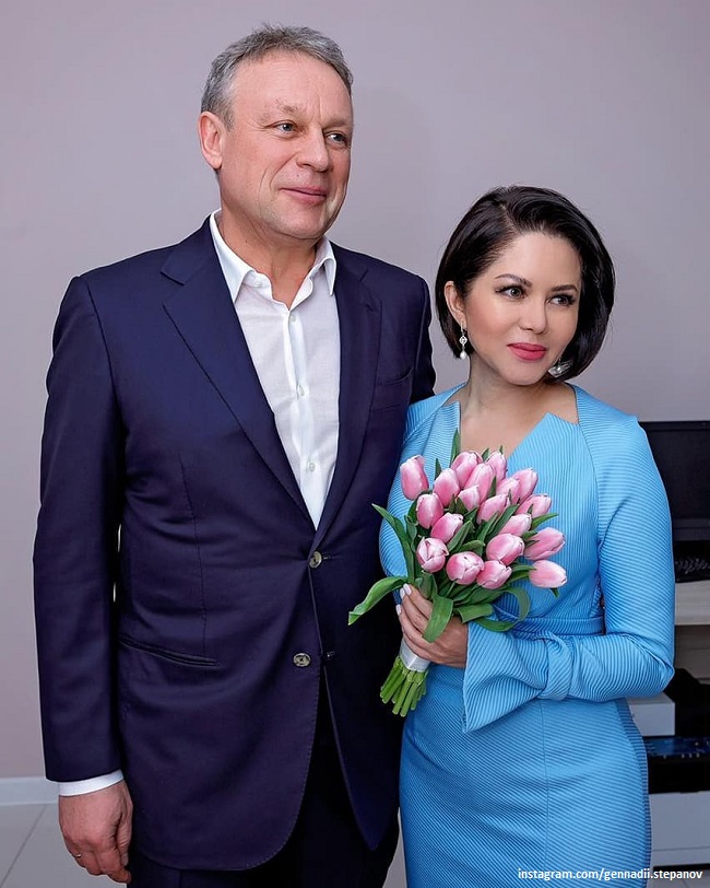 Сергей Жигунов с женой 