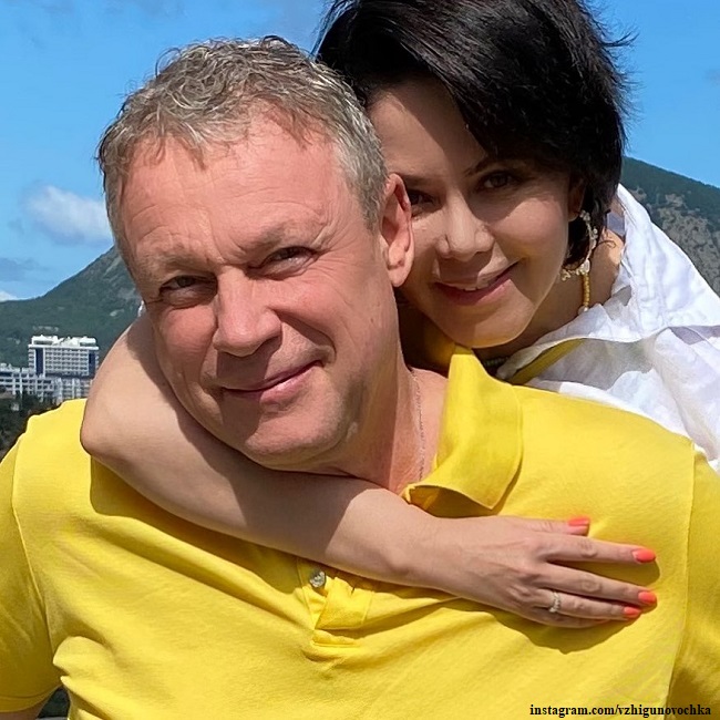 Сергей Жигунов с женой Викторией