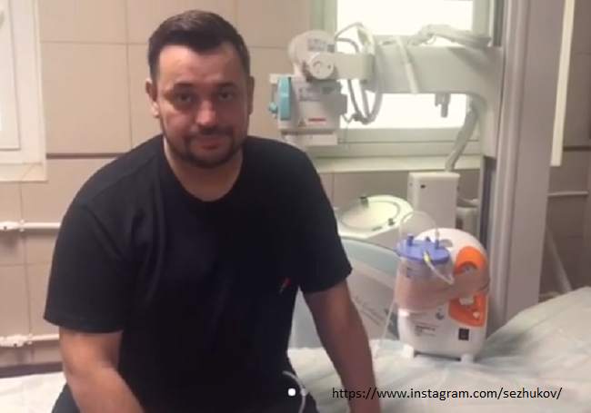 Сергей Жуков в больнице