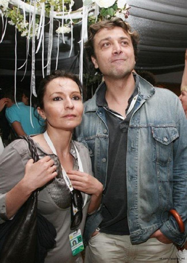 Александр Лазарев с женой Алиной