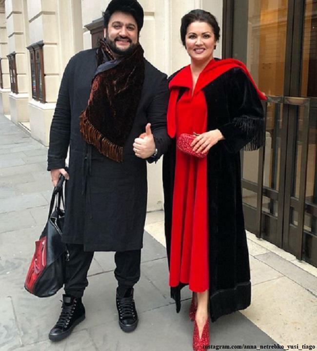 Анна Нетребко с мужем - фото из архива z-aya.ru - ««Instagram» запрещённая организация на территории РФ»