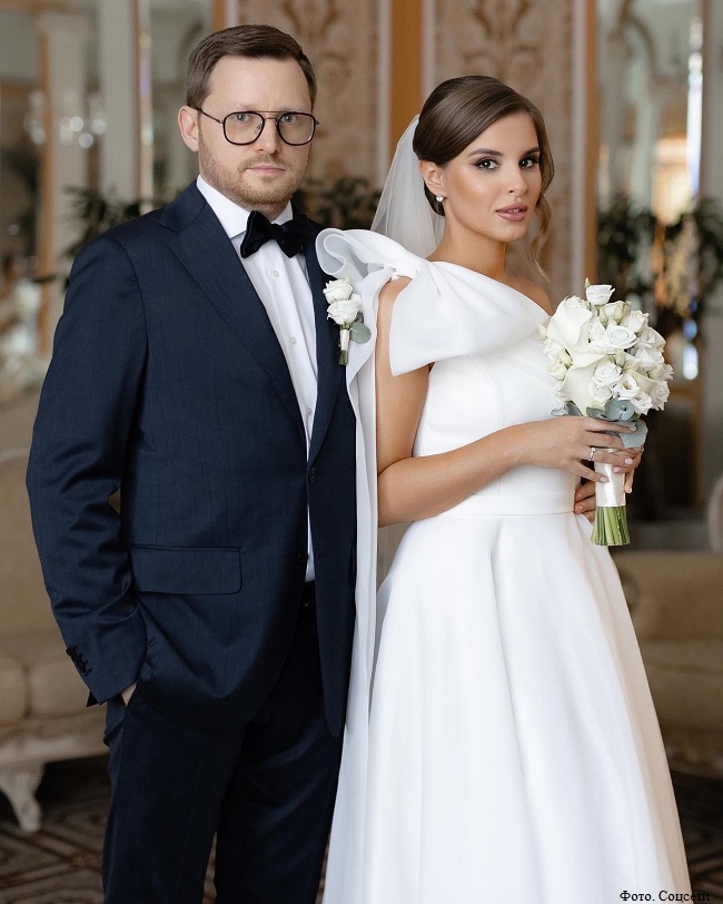 Наталия Кузьмина с мужем Александром Колеговым