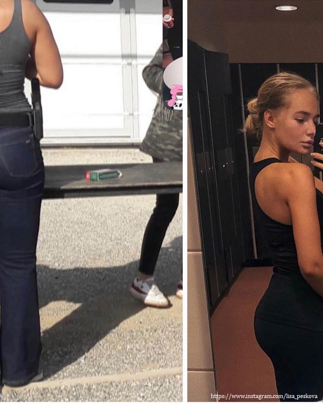 Елизавета Пескова до и после похудения 