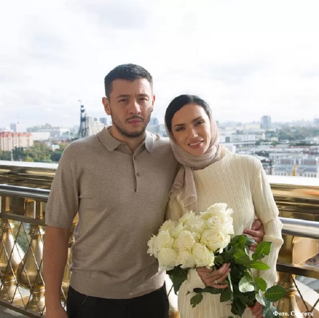 Ольга Серябкина с мужем