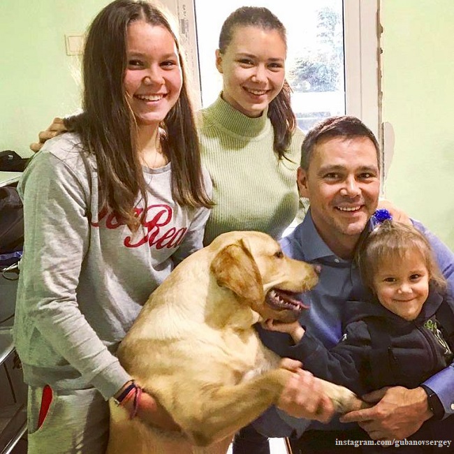 Сергей Губанов с дочерьми