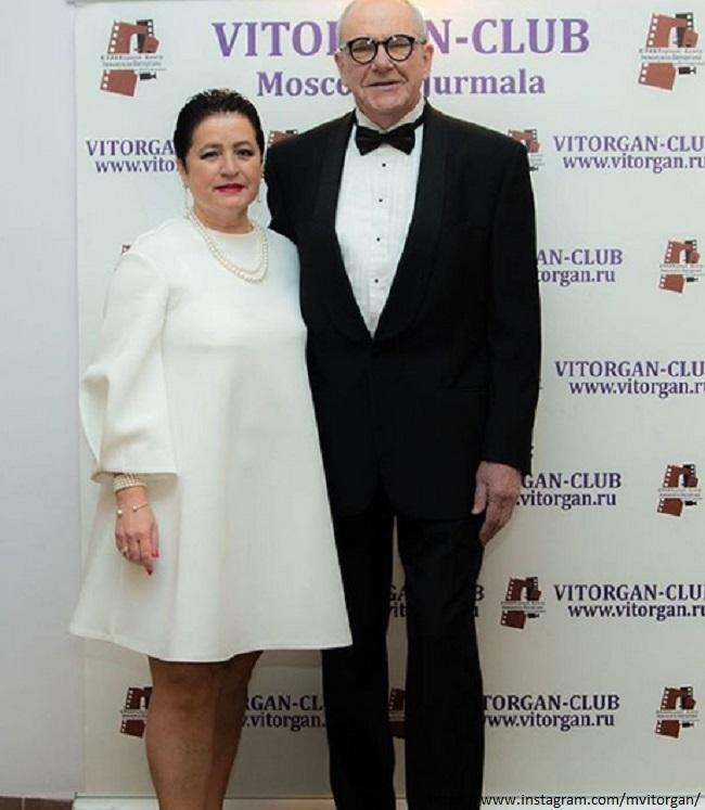 Эммануил Виторган со своей женой 