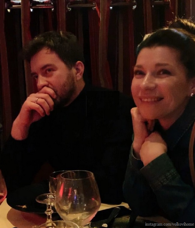 Екатерина Волкова и Андрей Карпов в ресторане