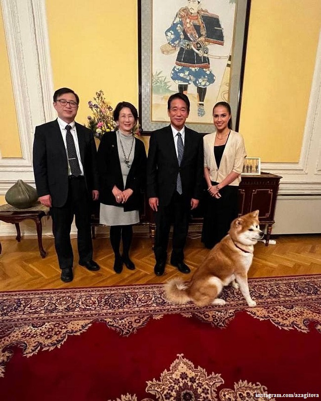 Алина Загитова и посол Японии